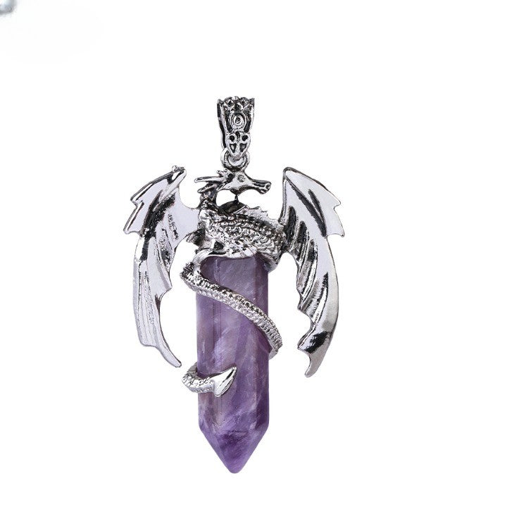 BowLift | Bohemian Style Natural Mystic Gemstone Dragon Necklace