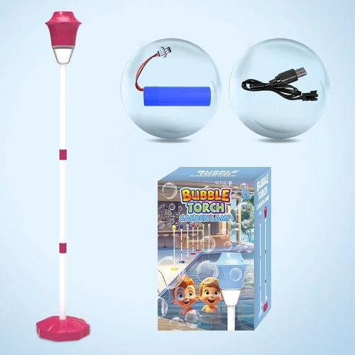 BowLift | Bubble Lamp with LED Lights & Music | Portable Leak-Proof Party Decor | 30×19cm