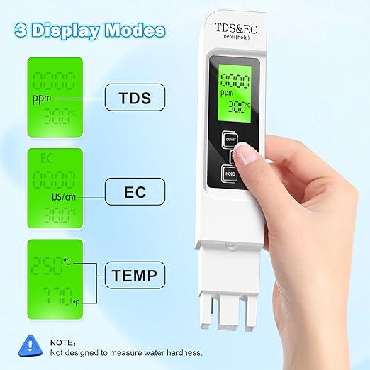 TDS Meter 3-in-1 Digital Water Quality Tester | Bowlift