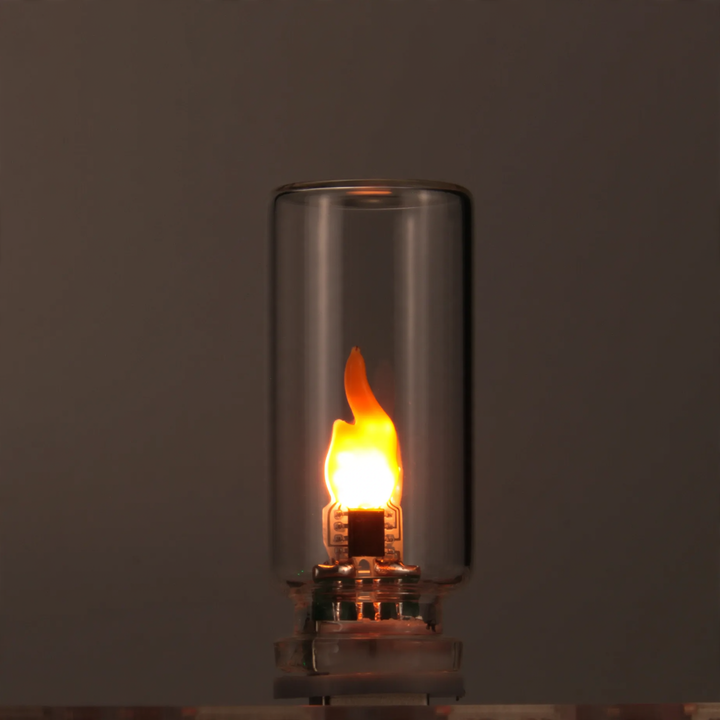 LED flame light with USB connection
