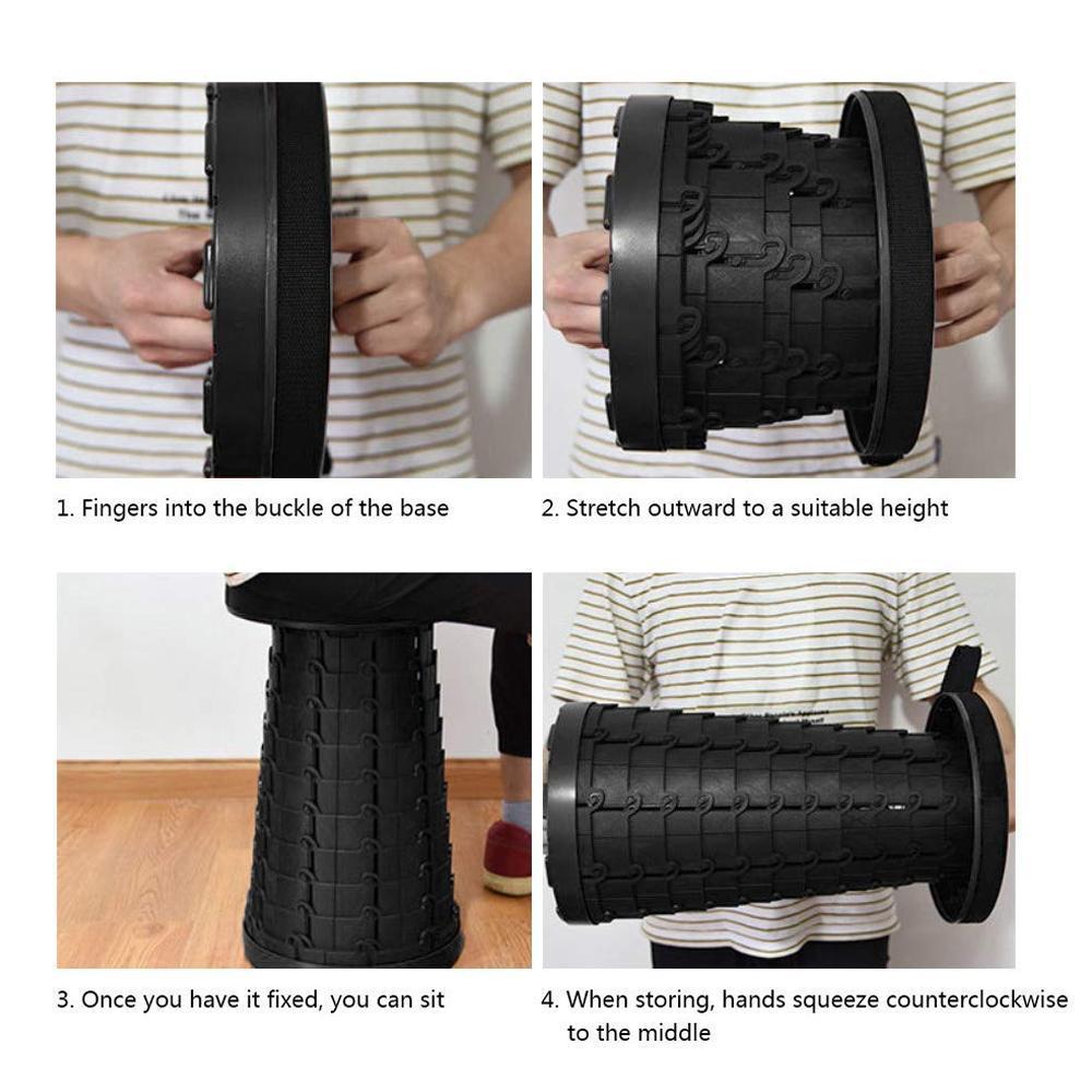 Upgraded Retractable Folding Stool | Bowlift