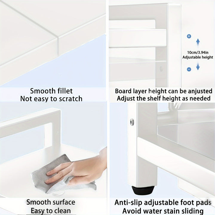 Expandable Microwave Shelf 2 Levels | Bowlift