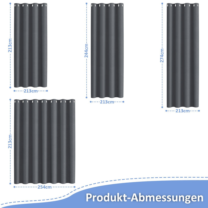 Outdoor Curtain Waterproof with Eyelets | Bowlift