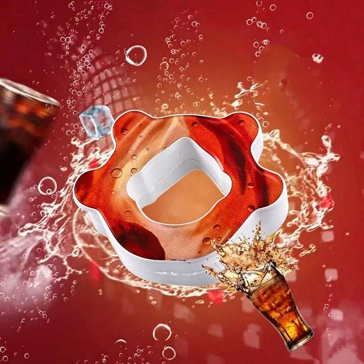 Tritan drinking bottle with aroma ring and carry handle