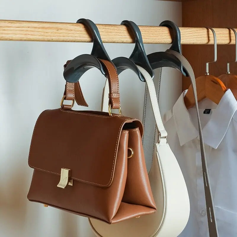 BowLift | 5 Piece Curved Bag Holder for Handbag and Backpack Storage