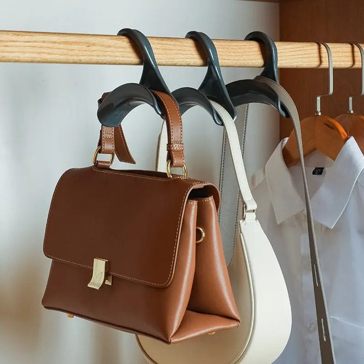 BowLift | 5 Piece Curved Bag Holder for Handbag and Backpack Storage