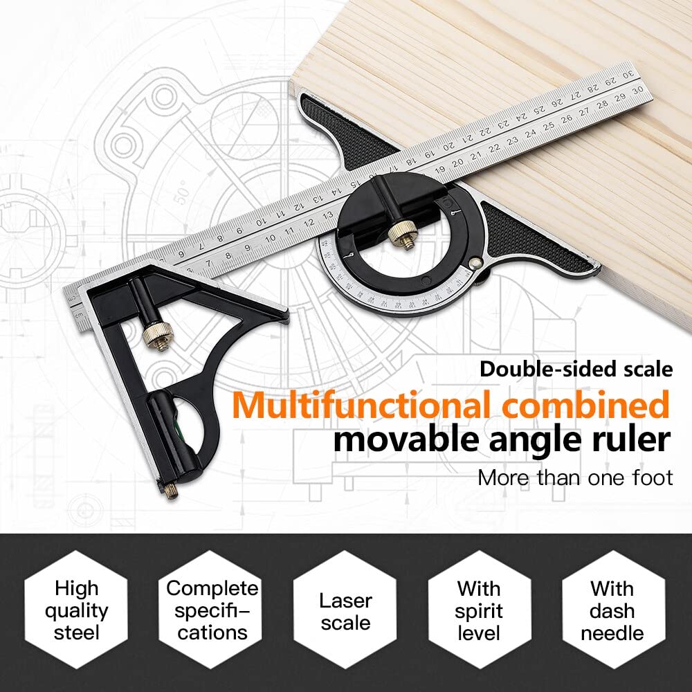 BowLift | Multifunctional Combination of Movable Angle Ruler Set