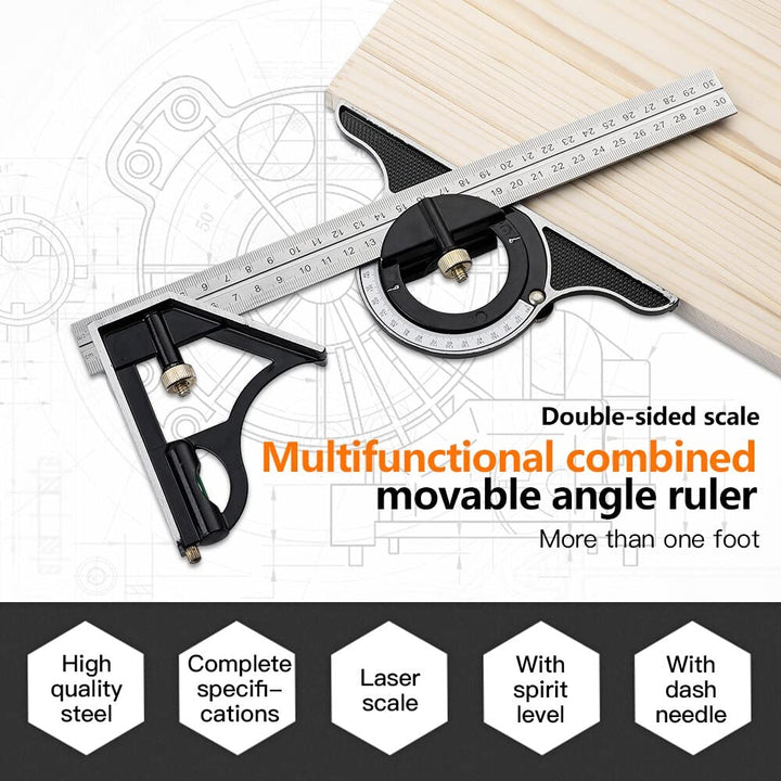 BowLift | Multifunctional Combination of Movable Angle Ruler Set