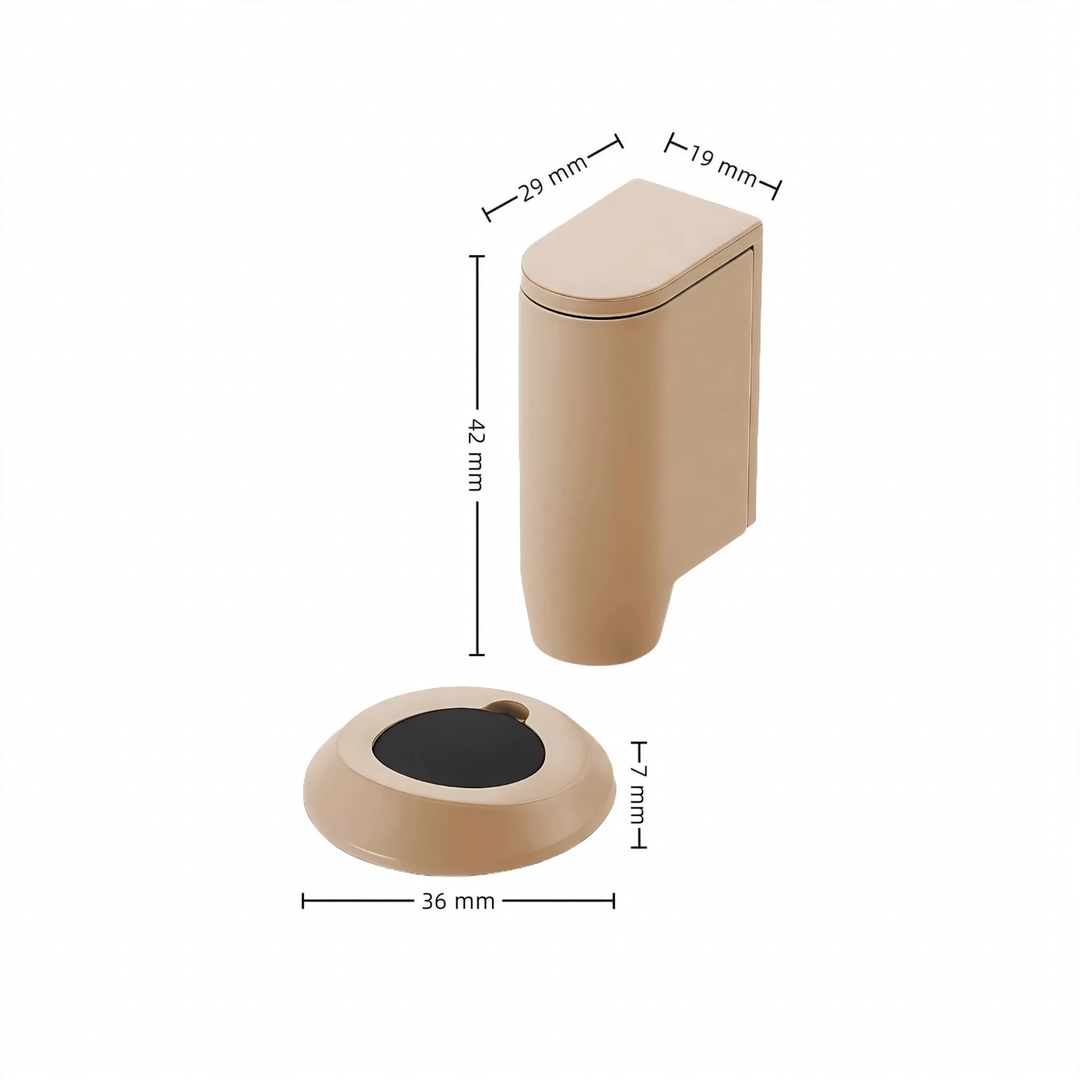 Adjustable door stop made of zinc alloy
