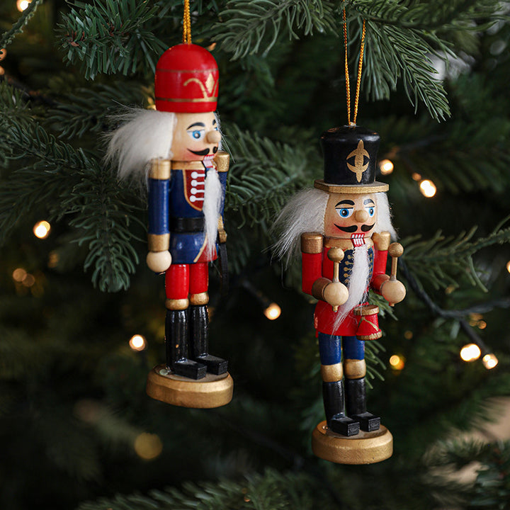 Nutcracker pendant made of wood, 13 cm