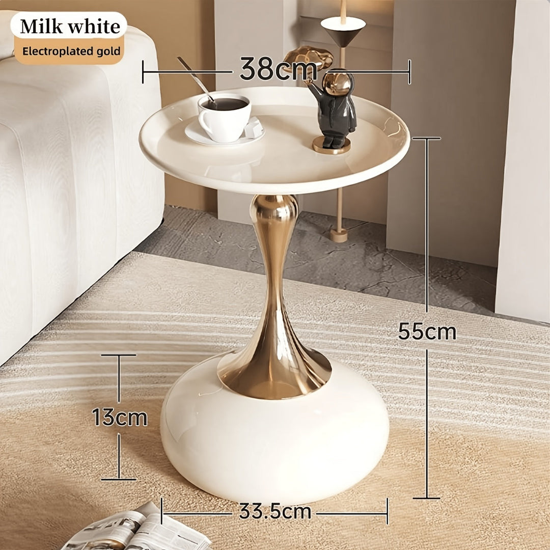 Modern side cabinet with ceramic base and metal legs – 55 cm high | Bowlift