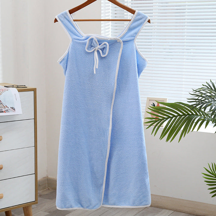 Sling Coral Velvet Bathrobe | Bowlift