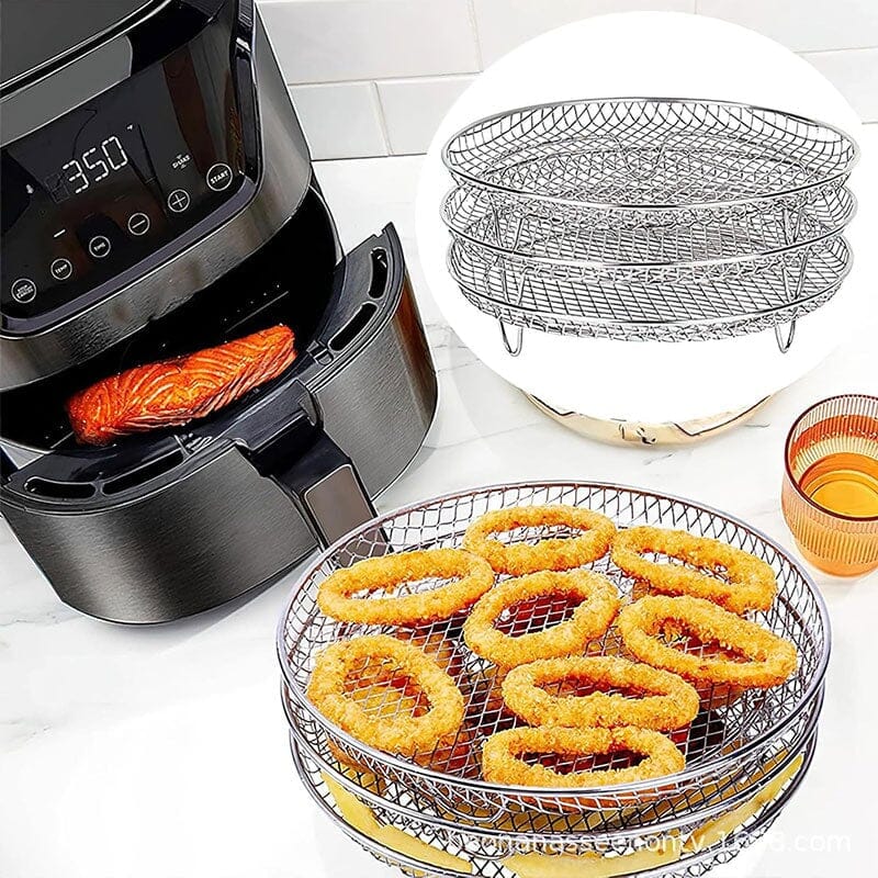 BowLift | Stackable 3-layer Air Fryer Stand