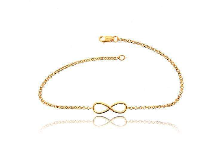 BowLift | Infinity Vermeil Yellow Gold Chain Bracelet