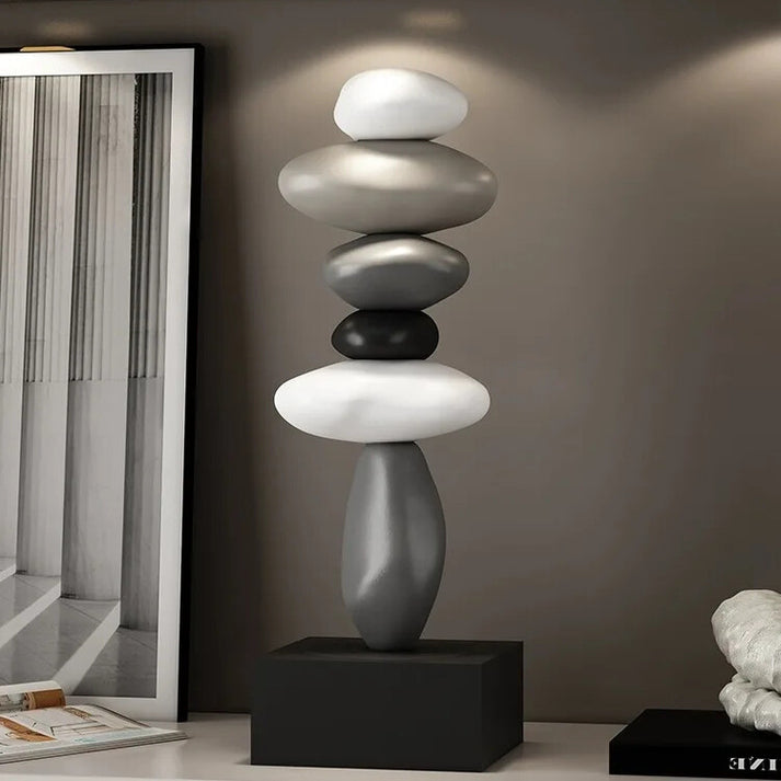 BowLift | StoneBalance - Modern stable stone sculpture