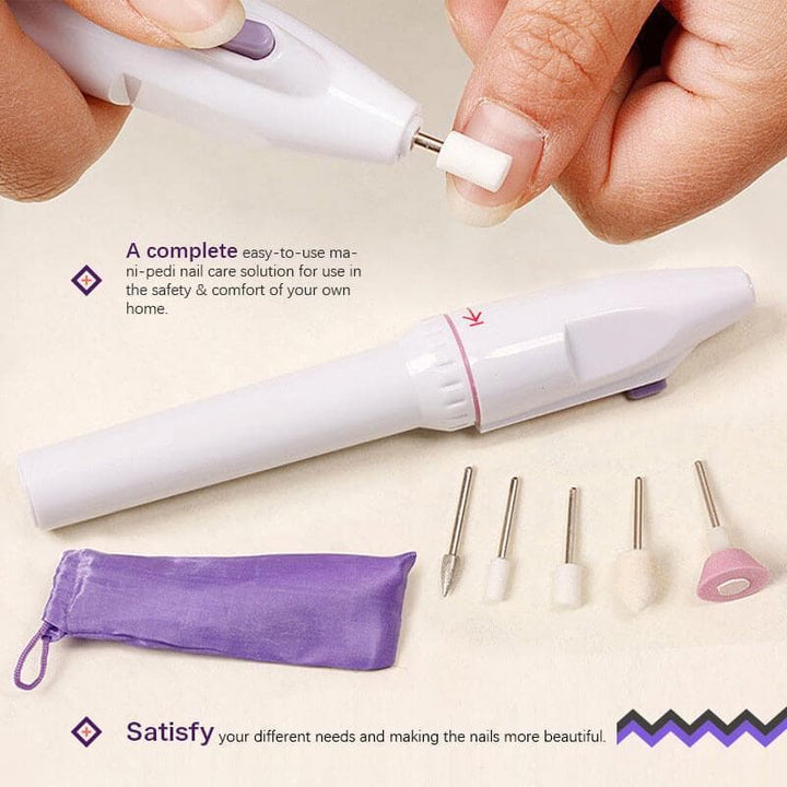 NailPro Electric Nail File Set 2-Pack | Bowlift