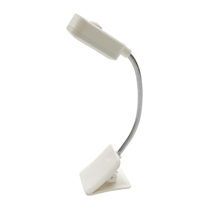 Mini clamp light with warm light