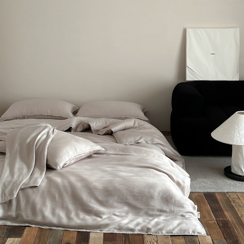 Summer bedding set made of Lyocell, 4-piece