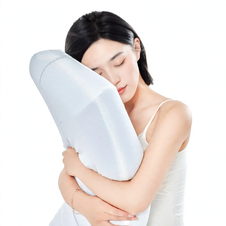 Memory foam neck support pillow, wave profile
