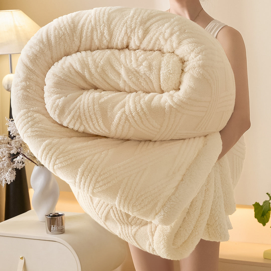 Double-sided cuddle blanket, 200x230cm, soft and thick