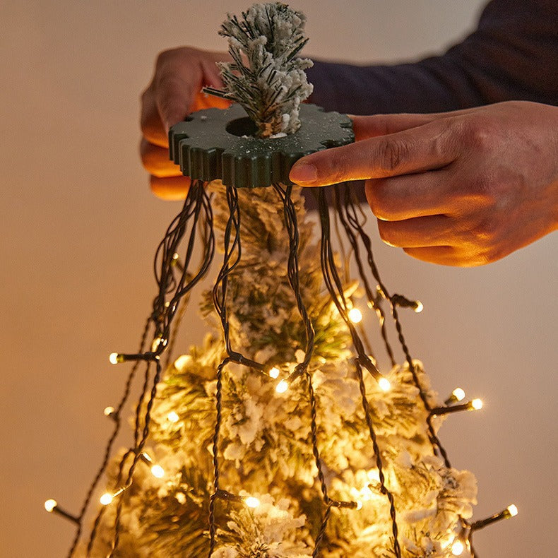 LED Christmas Tree String Lights with Star