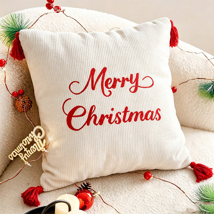 Christmas decorative pillow, Polyester