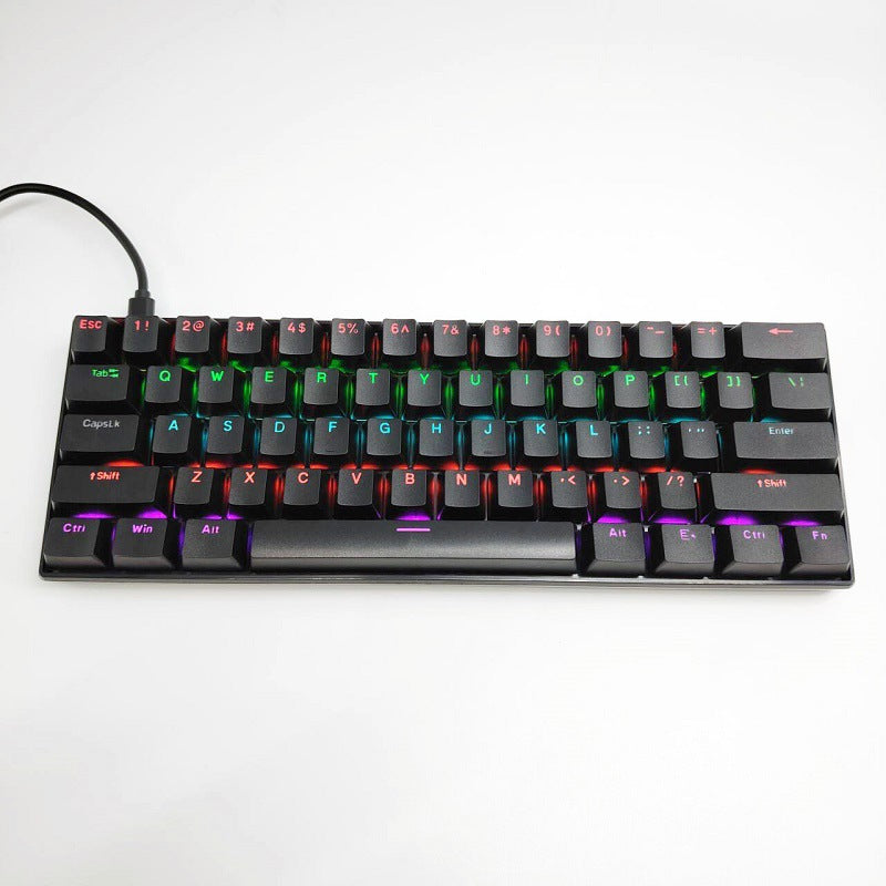 Mechanical keyboard with RGB lighting