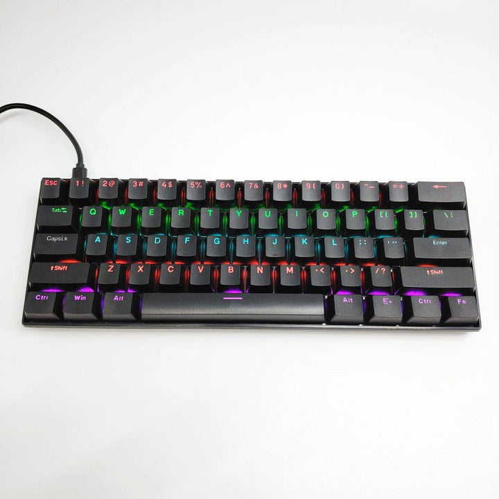 Mechanical keyboard with RGB lighting