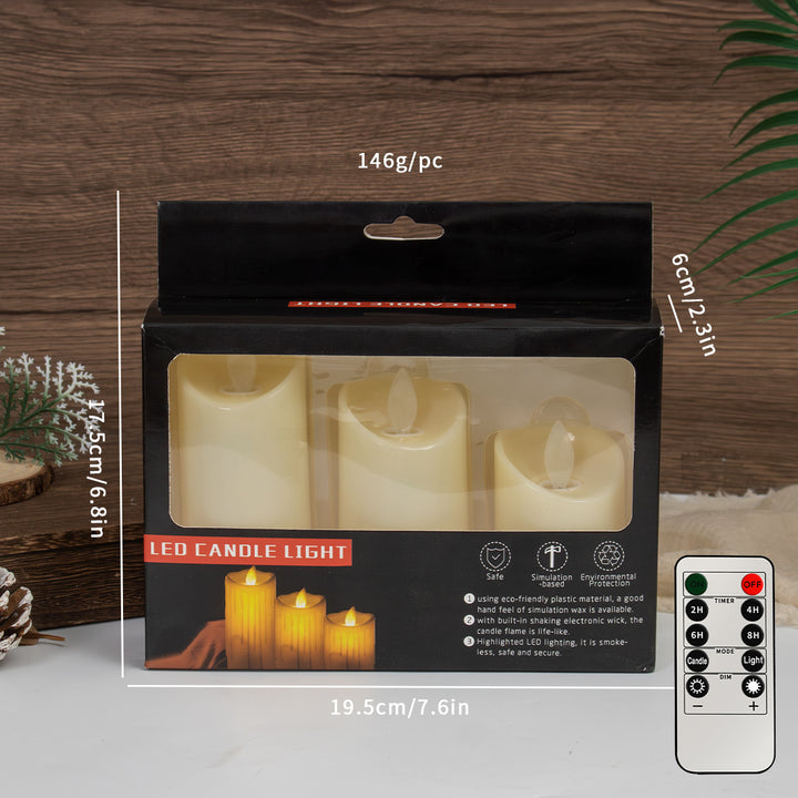 LED Real Wax Look Candles with Remote Control