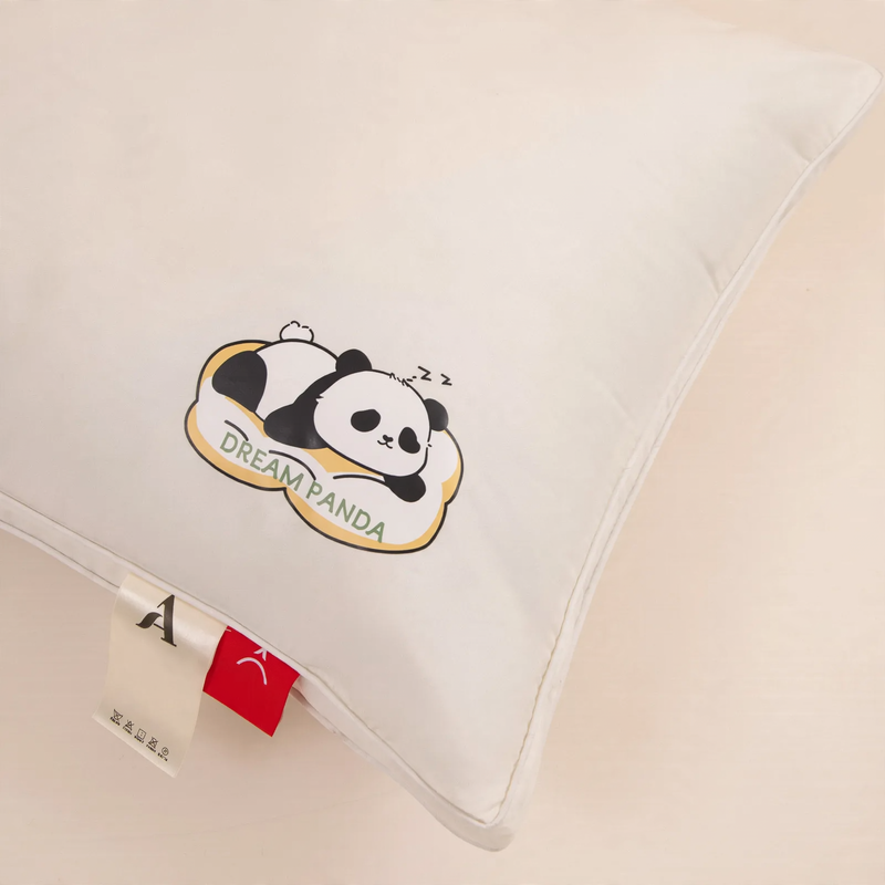 Cotton pillow with antibacterial filling