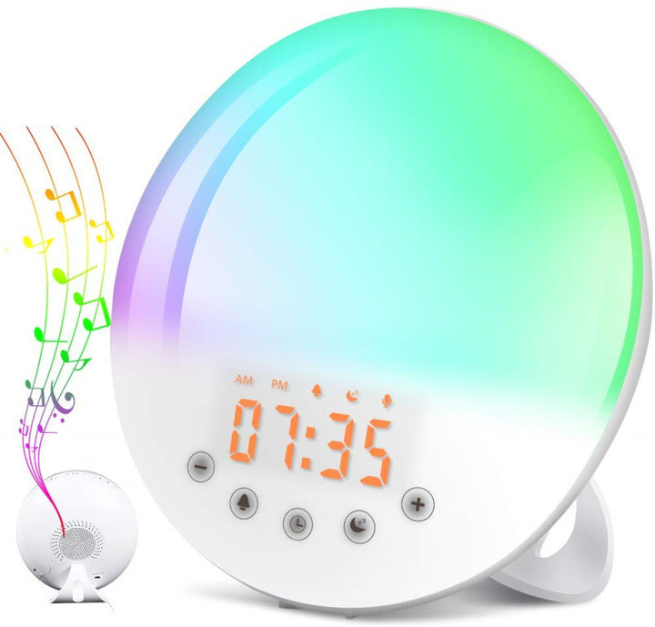 LED Wake-up Light with FM Radio and Color Change