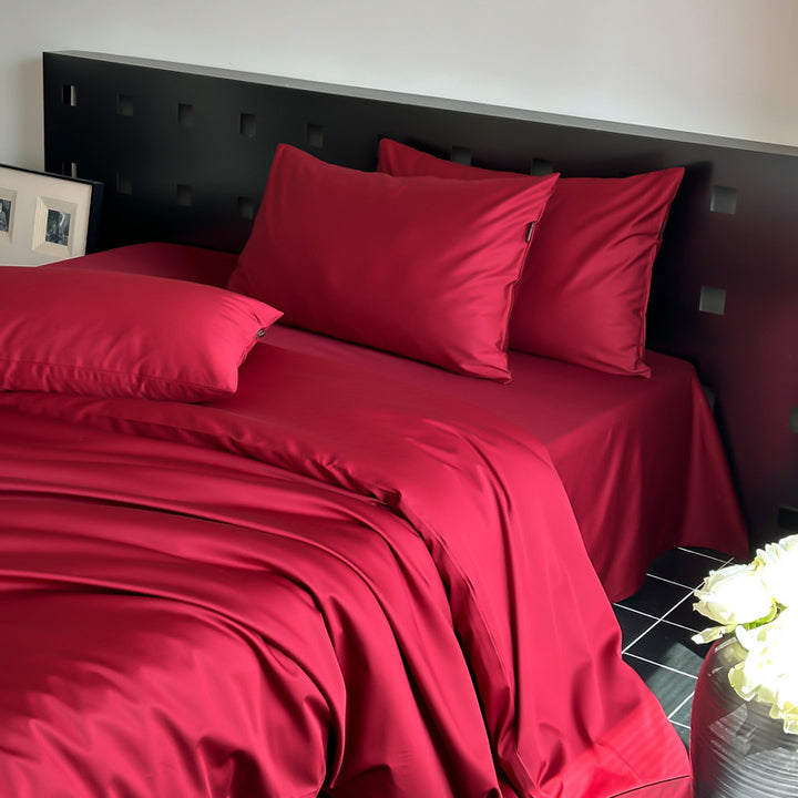 Long staple cotton bedding set, 4-piece, velvet