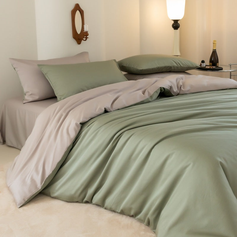 Lyocell-Cotton-Bedding-Set, silky soft, solid color