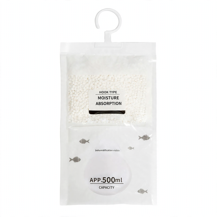 Hanging fragrance dehumidifier bag for the wardrobe