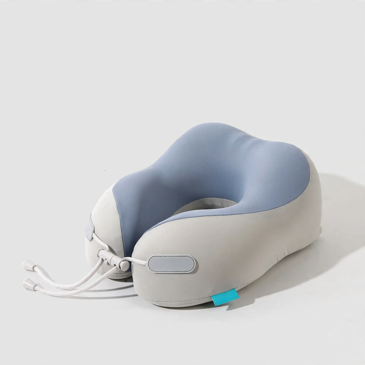 U-shaped neck pillow with ice silk fabric, portable