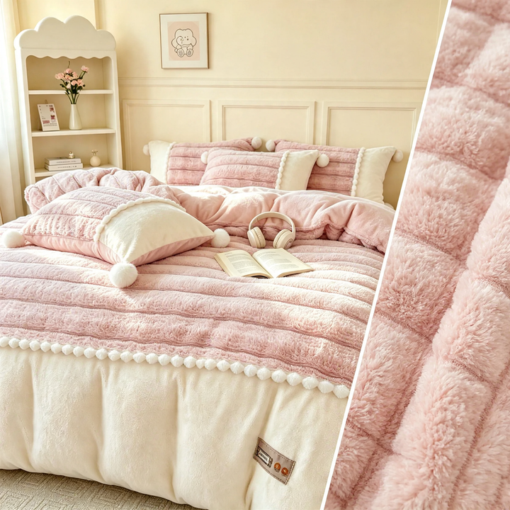Milk fiber duvet cover set, 1.5 m, Winter