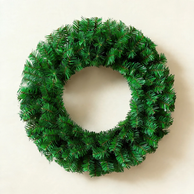 Christmas wreath made of PVC, versatile use