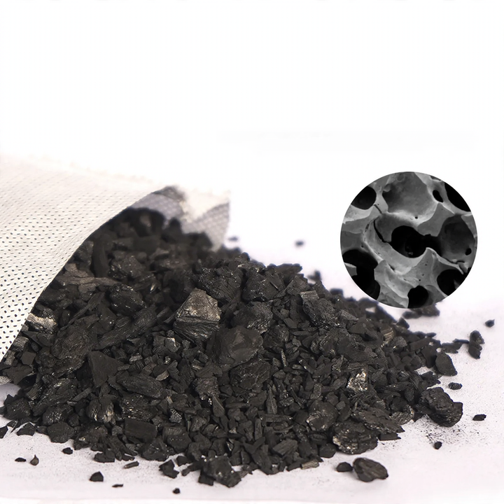 Activated charcoal bags for odor neutralization