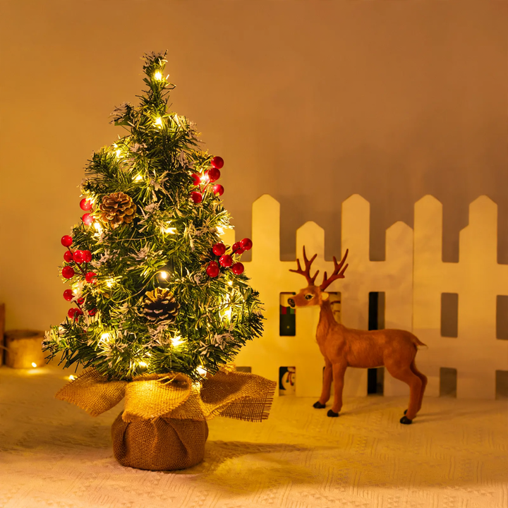 Mini Christmas tree, PVC, table decoration