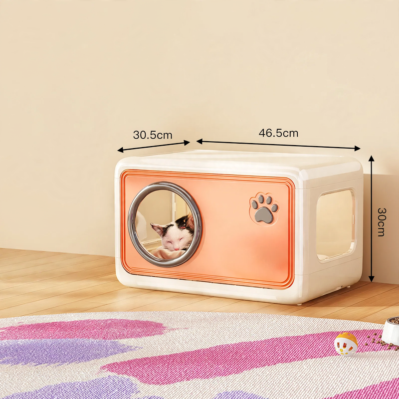 Foldable Pet House with Storage