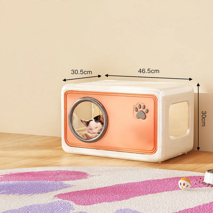 Foldable Pet House with Storage