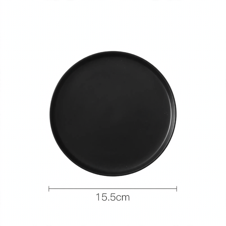Beef Plastic Tray, Cream and Black