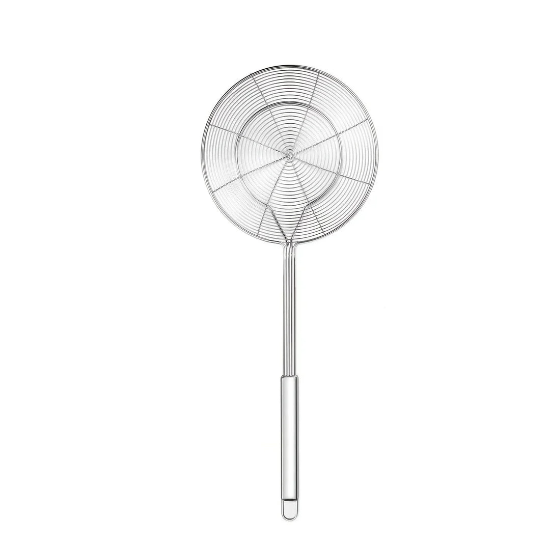 1pc Stainless Steel Double Round Spoon for Frying Draining Straining | Bowlift