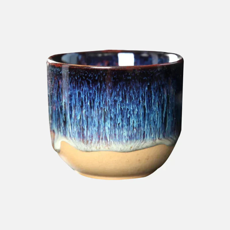 BowLift | Handmade Ceramic Mug – Blue-Glazed Tea Bowl