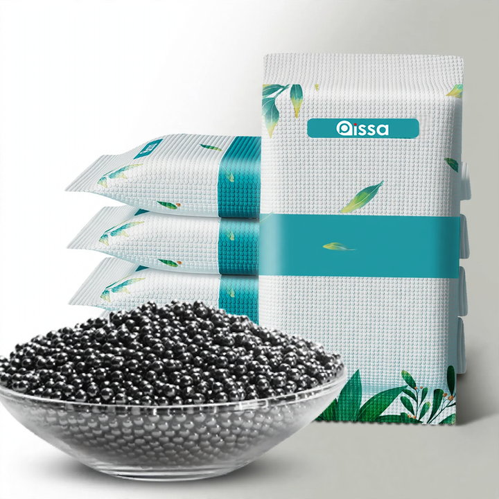 Activated charcoal dehumidifying bags for the household