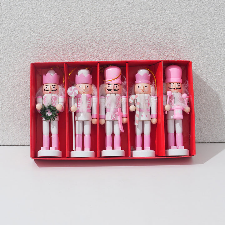 Nutcracker set, 12.5 cm, Christmas tree decoration