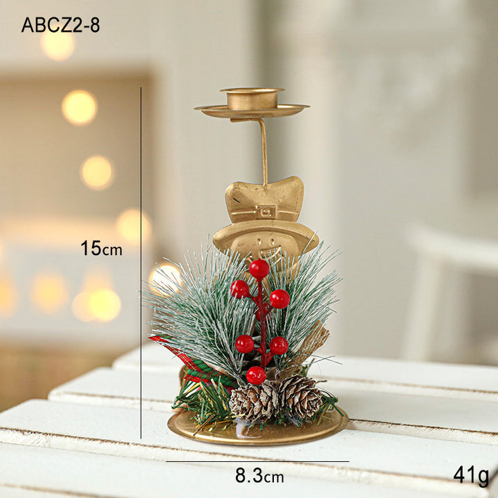 Decorative candle holder made of iron