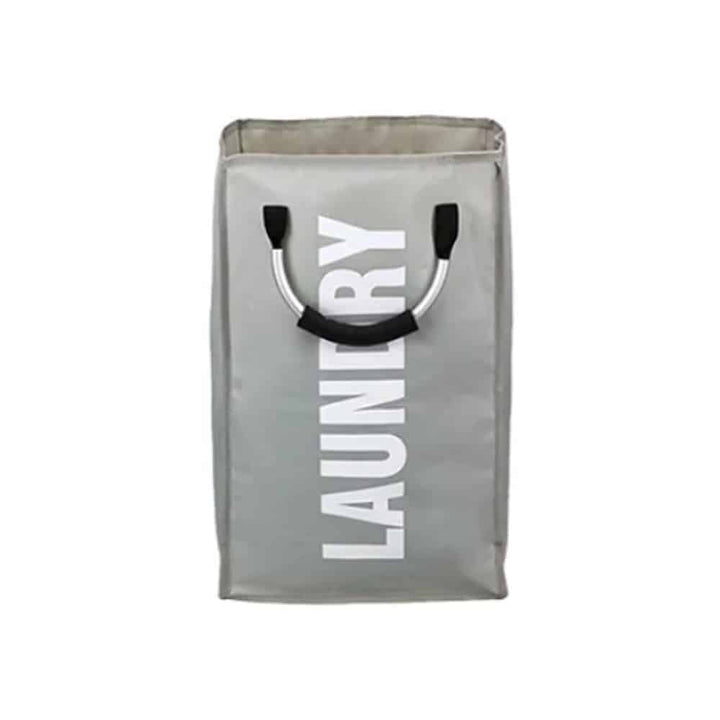Laundry basket - foldable with handle - black, gray or light gray | Bowlift