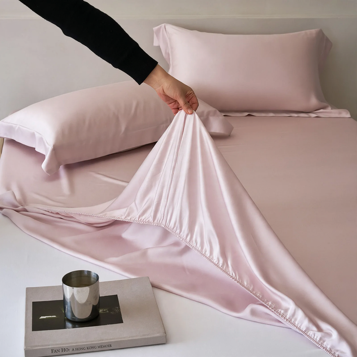 Fitted sheet made of Lyocell, 100, cooling