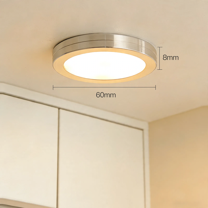 Ultra-flat LED light, 60×8 mm